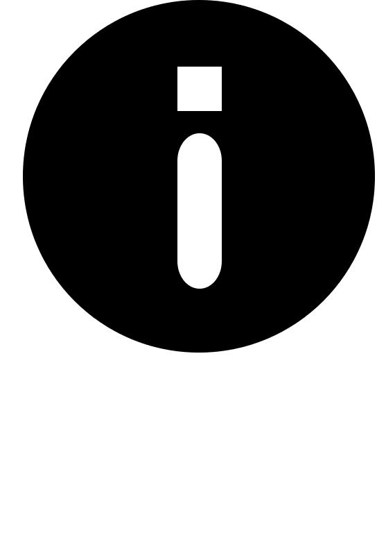 Information Circle (Glyph) Free Open-Source SVG Icon (SmartIcons Glyph)