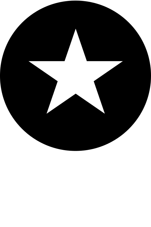 Star Within Circle Free Open-Source SVG Icon (SmartIcons Glyph)