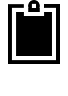 Clipboard Document (Glyph) Free Open-Source SVG Icon