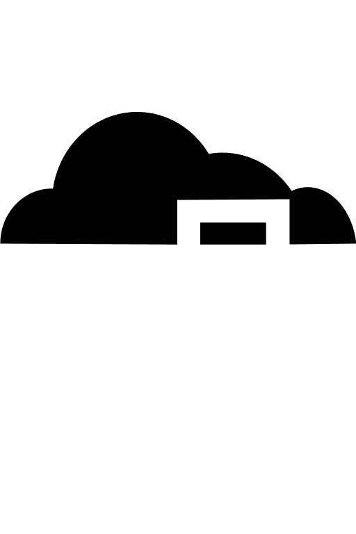 Cloud Removal (Glyph) Free Open-Source SVG Icon (SmartIcons Glyph)