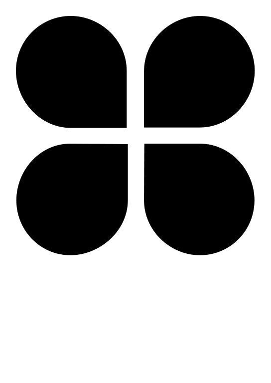 Clover Plant Symbol Free Open-Source SVG Icon (SmartIcons Glyph)