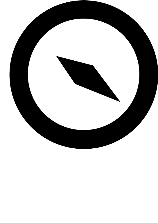 Compass Symbol Free Open-Source SVG Icon (SmartIcons Glyph)