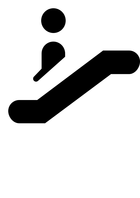 Elevator Downward Movement (Glyph) Free Open-Source SVG Icon (SmartIcons Glyph)