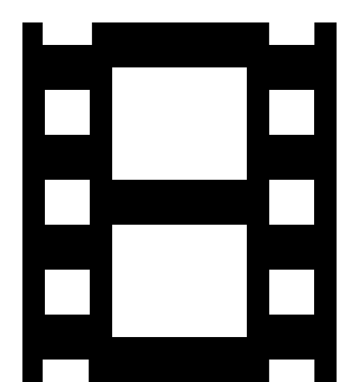 Film Reel (Glyph) Free Open-Source SVG Icon (SmartIcons Glyph)