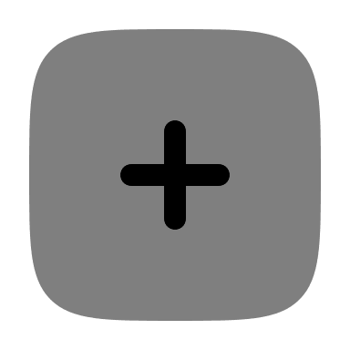 Bold Square Add Button (Duotone) Free Open-Source SVG Icon (Solar)