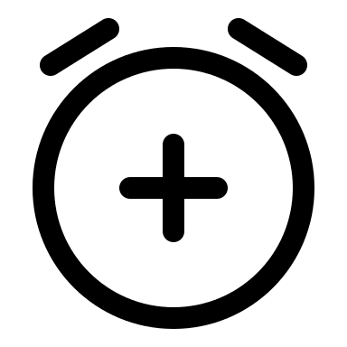 Add Alarm Feature (Linear) Free Open-Source SVG Icon (Solar)