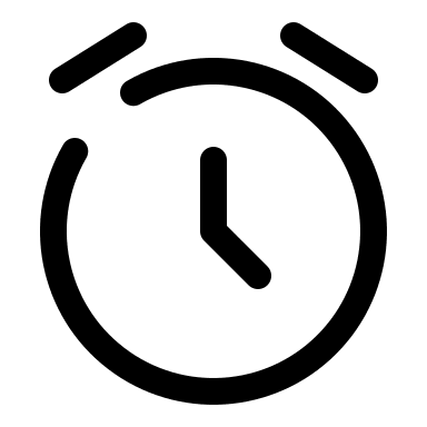 Broken Alarm Clock Free Open-Source SVG Icon (Solar)