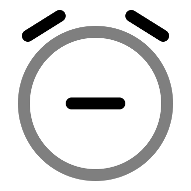 Alarm Remove Notification (Duotone) Free Open-Source SVG Icon (Solar)