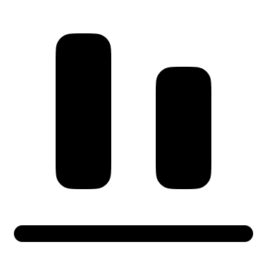 Bold Bottom Alignment Free Open-Source SVG Icon (Solar)