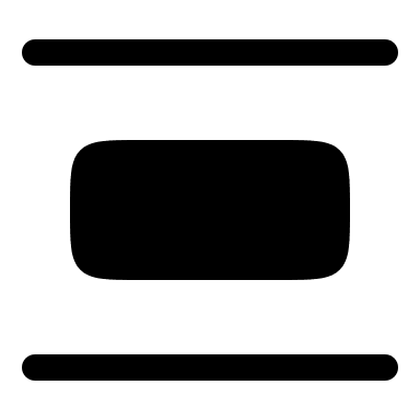 Bold Vertical Spacing Alignment Free Open-Source SVG Icon (Solar)