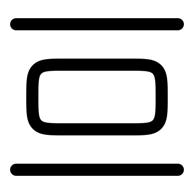 Vertical Spacing Alignment (Linear) Free Open-Source SVG Icon (Solar)
