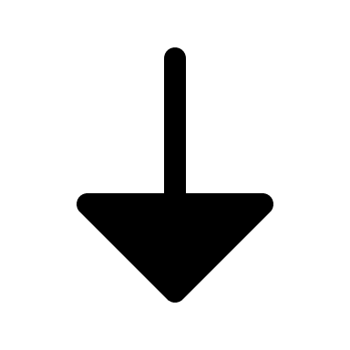 Bold Downward Arrow (Solar) Free Open-Source SVG Icon (Solar)