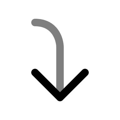 Down Left Arrow (Duotone) Free Open-Source SVG Icon (Solar)