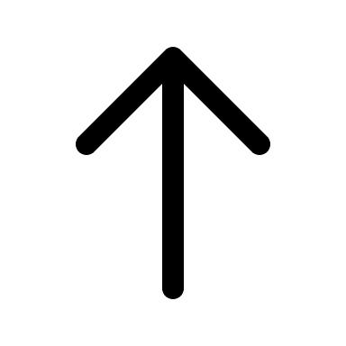 Upward Arrow (Linear) Free Open-Source SVG Icon (Solar)