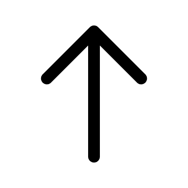 Upward Arrow (Outline) Free Open-Source SVG Icon (Solar)
