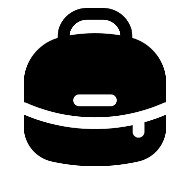 Bold Backpack Design (Solar) Free Open-Source SVG Icon (Solar)