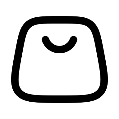Three-Compartment Bag (Linear) Free Open-Source SVG Icon (Solar)
