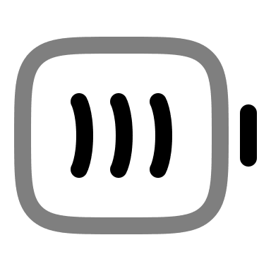 Full Battery Indicator (Duotone) Free Open-Source SVG Icon (Solar)