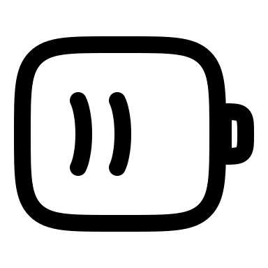 Half Charged Battery (Linear) Free Open-Source SVG Icon (Solar)