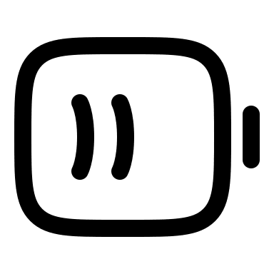 Half Charged Battery (Minimalistic, Linear) Free Open-Source SVG Icon (Solar)