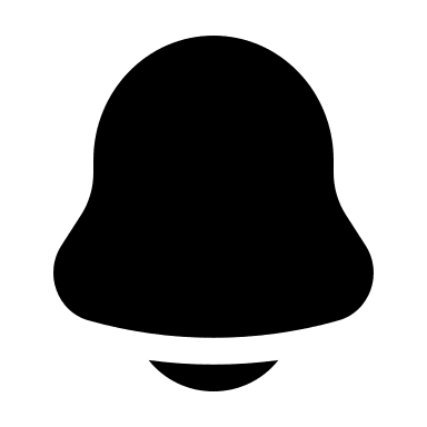 Bold Notification Bell (Solar) Free Open-Source SVG Icon (Solar)