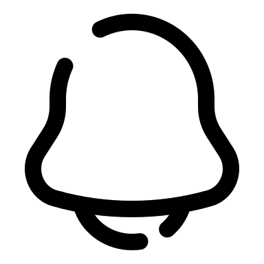 Broken Bell Free Open-Source SVG Icon (Solar)