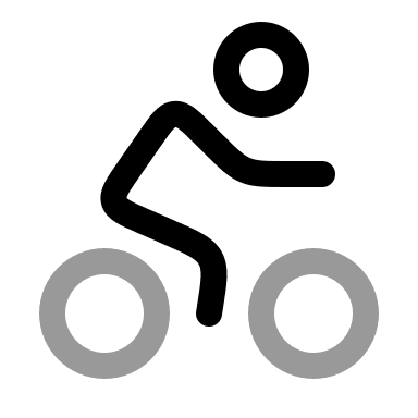 Bicycling Activity (Duotone) Free Open-Source SVG Icon (Solar)