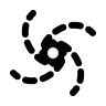 Broken Black Hole Illustration (Solar) Free Open-Source SVG Icon