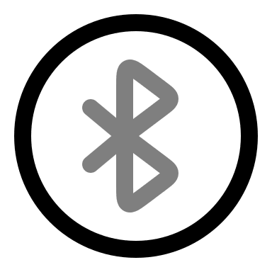 Bluetooth Circle Symbol (Duotone) Free Open-Source SVG Icon (Solar)
