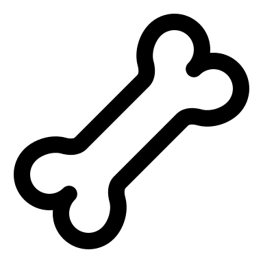 Bone Structure (Linear) Free Open-Source SVG Icon (Solar)