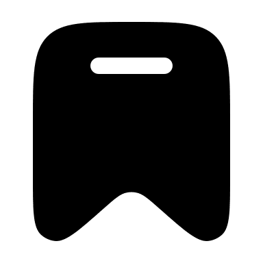 Bold Bookmark (Solar) Free Open-Source SVG Icon (Solar)
