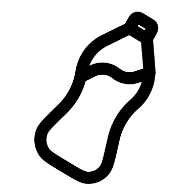 Bottle (Linear) Free Open-Source SVG Icon (Solar)