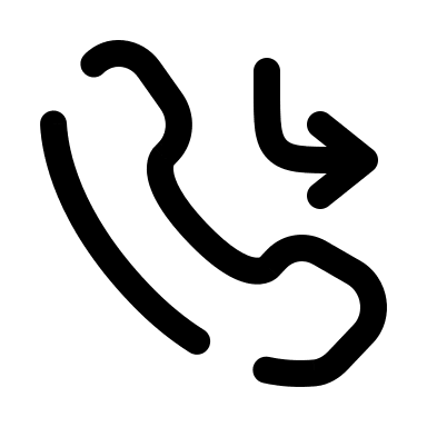 Dropped Call Notification (Solar) Free Open-Source SVG Icon (Solar)