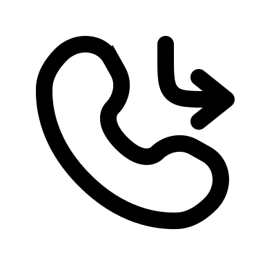 Dropped Call Notification (Rounded Linear) Free Open-Source SVG Icon (Solar)