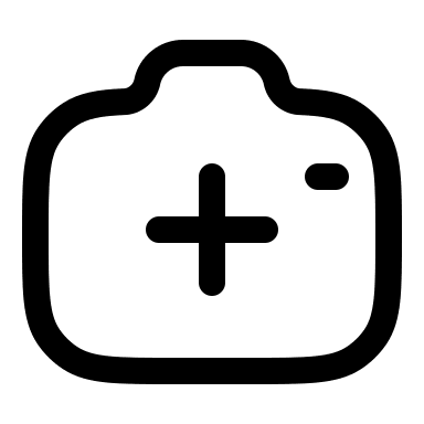 Add Camera (Linear) Free Open-Source SVG Icon (Solar)
