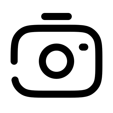 Minimalistic Broken Camera (Solar) Free Open-Source SVG Icon (Solar)