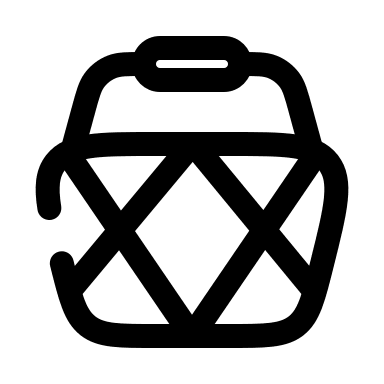 Broken Shopping Cart (Solar) Free Open-Source SVG Icon (Solar)