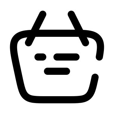 Broken Shopping Cart (Solar) Free Open-Source SVG Icon (Solar)