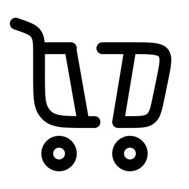 Large Broken Shopping Cart (Solar) Free Open-Source SVG Icon (Solar)
