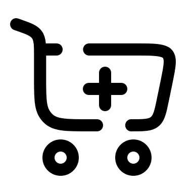 Broken Cart with Plus Symbol Free Open-Source SVG Icon (Solar)