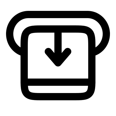Cash Out Transaction (Linear) Free Open-Source SVG Icon (Solar)