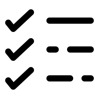 Broken Checklist (Solar) Free Open-Source SVG Icon (Solar)