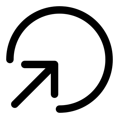 Circle Bottom Up (Outline) Free Open-Source SVG Icon (Solar)