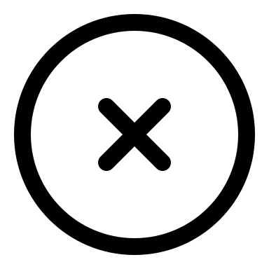 Close Circle (Linear) Free Open-Source SVG Icon (Solar)
