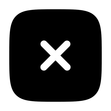 Bold Close Square (Solar) Free Open-Source SVG Icon (Solar)