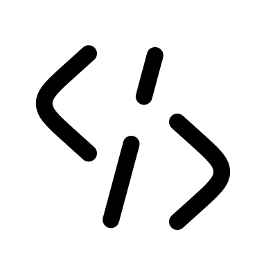 Broken Code (Solar) Free Open-Source SVG Icon (Solar)