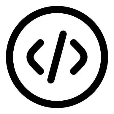 Circular Code Symbol (Linear) Free Open-Source SVG Icon (Solar)