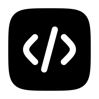 Bold Code Square (Solar) Free Open-Source SVG Icon (Solar)