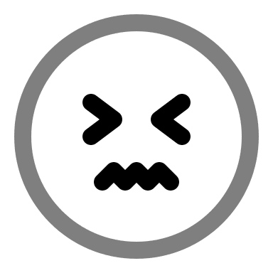 Confounded Circle (Duotone) Free Open-Source SVG Icon (Solar)