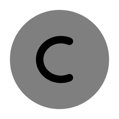 Bold Copyright Symbol (Duotone) Free Open-Source SVG Icon (Solar)